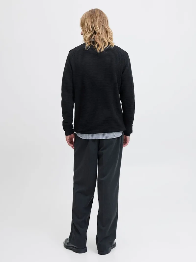 Jack & Jones Pullover & Sweatshirts*JJOTTO KNIT CREW NECK AW25 SN black1