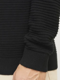 Jack & Jones Pullover & Sweatshirts*JJOTTO KNIT CREW NECK LN Black