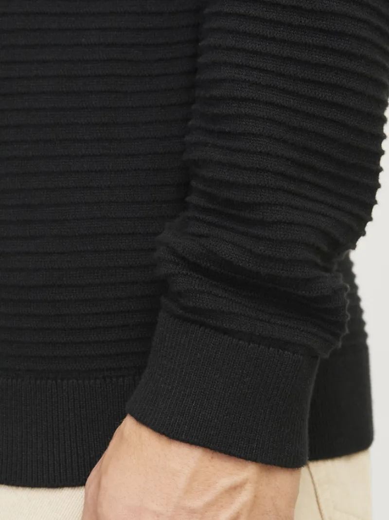 Jack & Jones Pullover & Sweatshirts*JJOTTO KNIT CREW NECK LN Black