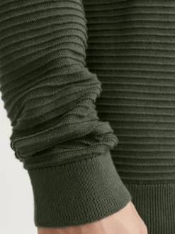 Jack & Jones Pullover & Sweatshirts*JJOTTO KNIT CREW NECK LN kombu green
