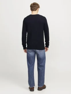 Jack & Jones Pullover & Sweatshirts*JJOTTO KNIT CREW NECK LN Sky Captain