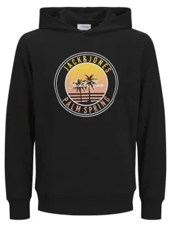 Jack & Jones Pullover & Sweatshirts*JJPALM SWEAT HOOD Black
