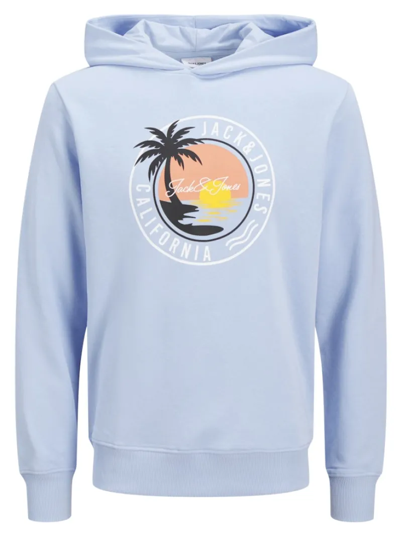 Jack & Jones Pullover & Sweatshirts*JJPALM SWEAT HOOD chambray blue