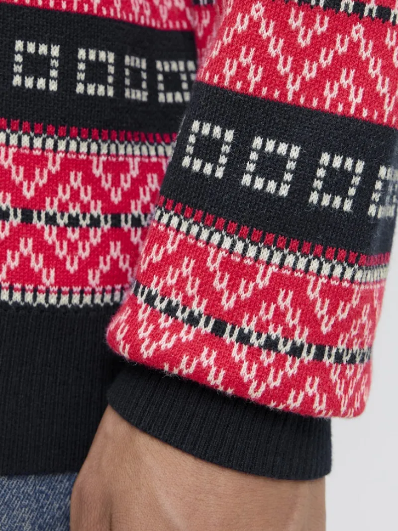 Jack & Jones Pullover & Sweatshirts*JJXMAS NOEL KNIT CREW NECK Sky Captain