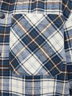 Jack & Jones Hemden*JJZAC TEDDY OVERSHIRT LS Cloud Dancer