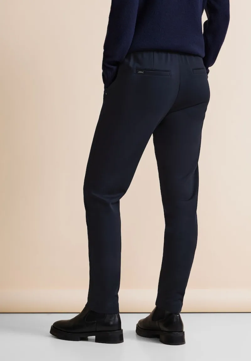 Street One Hosen*Joggpants Hose Loose Fit deep blue