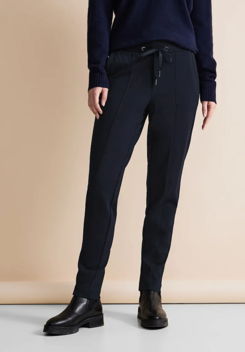 Street One Hosen*Joggpants Hose Loose Fit deep blue