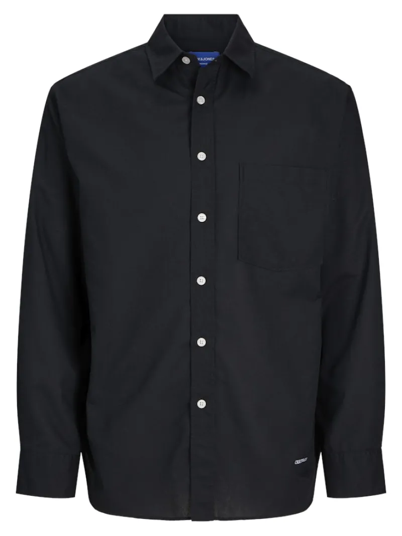 Jack & Jones Hemden*JORMARGATE OXFORD SHIRT LS BF LN Black