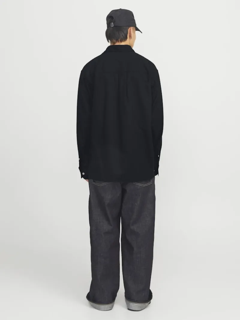 Jack & Jones Hemden*JORMARGATE OXFORD SHIRT LS BF LN Black