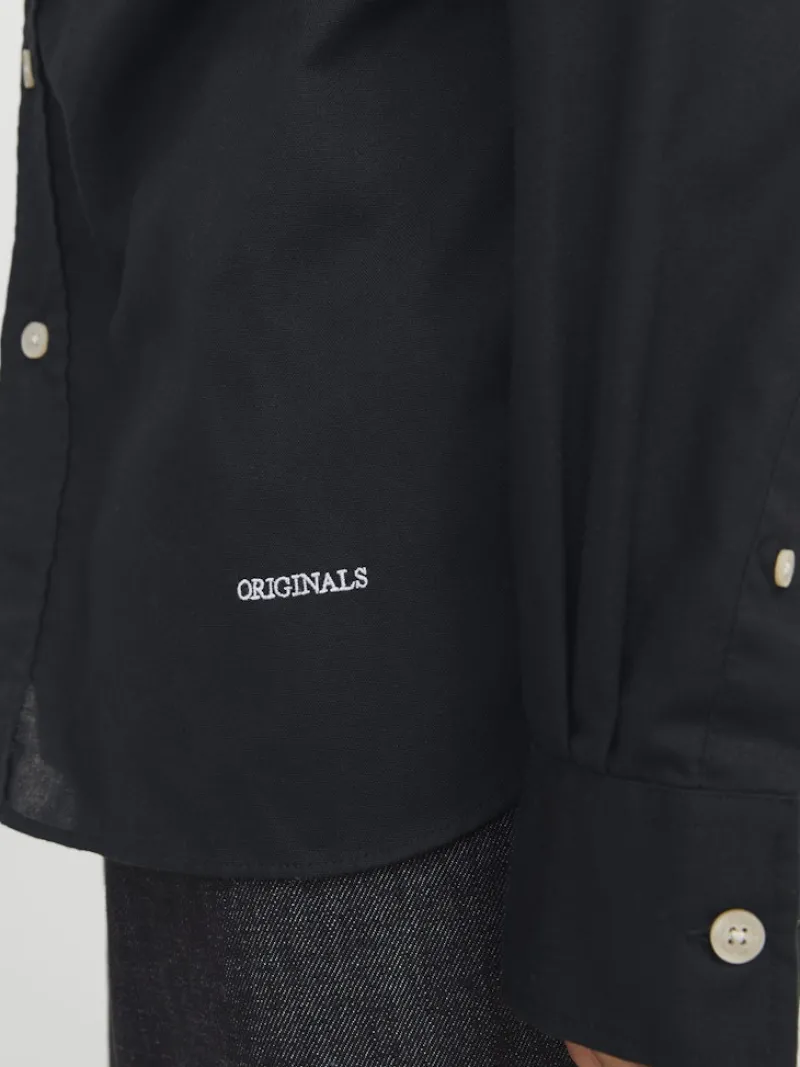 Jack & Jones Hemden*JORMARGATE OXFORD SHIRT LS BF LN Black