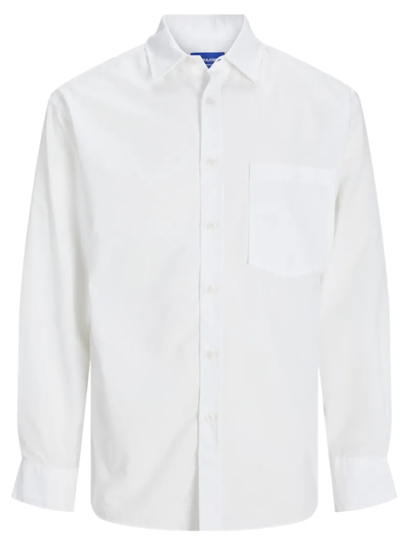Jack & Jones Hemden*JORMARGATE OXFORD SHIRT LS BF LN white