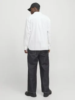 Jack & Jones Hemden*JORMARGATE OXFORD SHIRT LS BF LN white