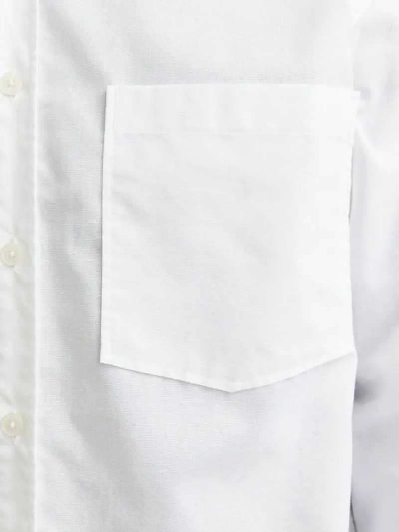 Jack & Jones Hemden*JORMARGATE OXFORD SHIRT LS BF LN white