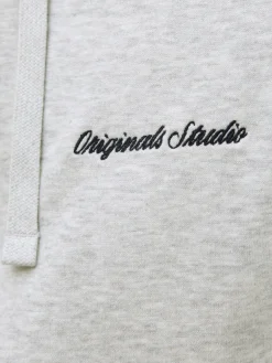 Jack & Jones Pullover & Sweatshirts*JORNORREBRO EMB SWEAT ZIP HOOD NOOS White Melange