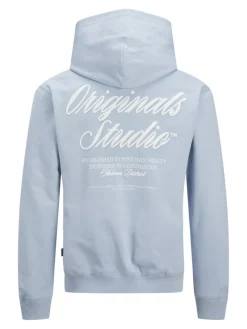 Jack & Jones Pullover & Sweatshirts*JORNORREBRO TYPO BACK SWEAT HOOD SN skyway