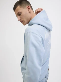 Jack & Jones Pullover & Sweatshirts*JORNORREBRO TYPO BACK SWEAT HOOD SN skyway