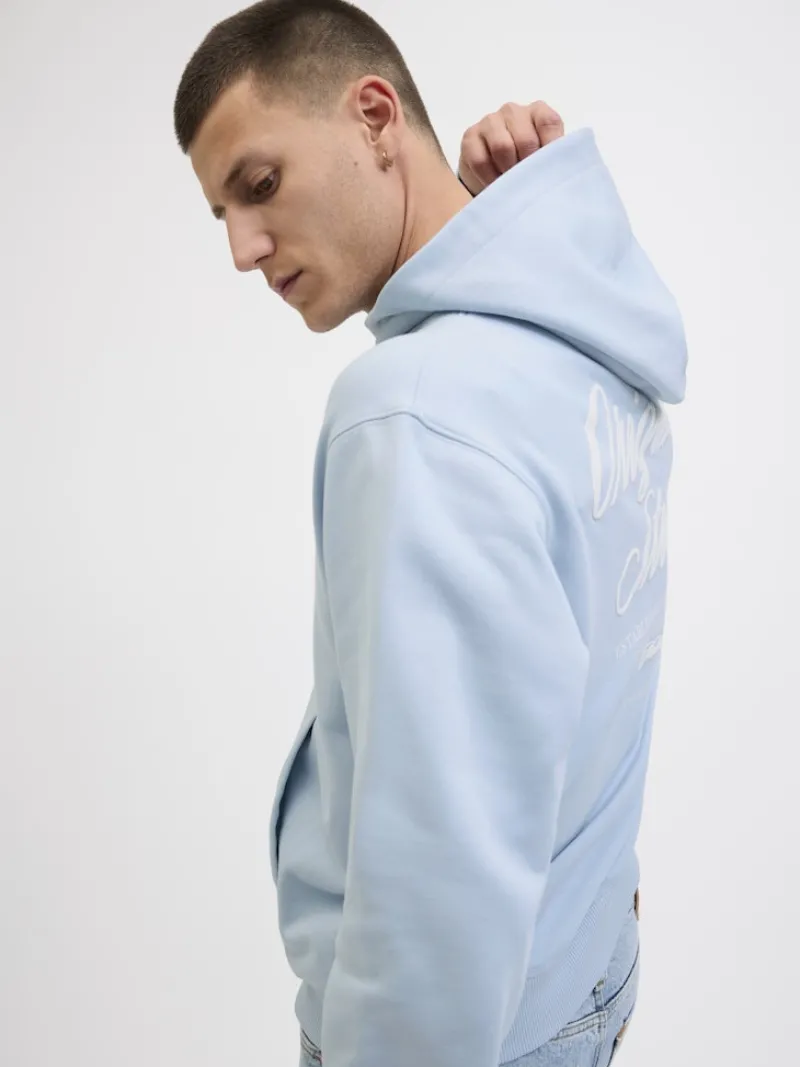 Jack & Jones Pullover & Sweatshirts*JORNORREBRO TYPO BACK SWEAT HOOD SN skyway