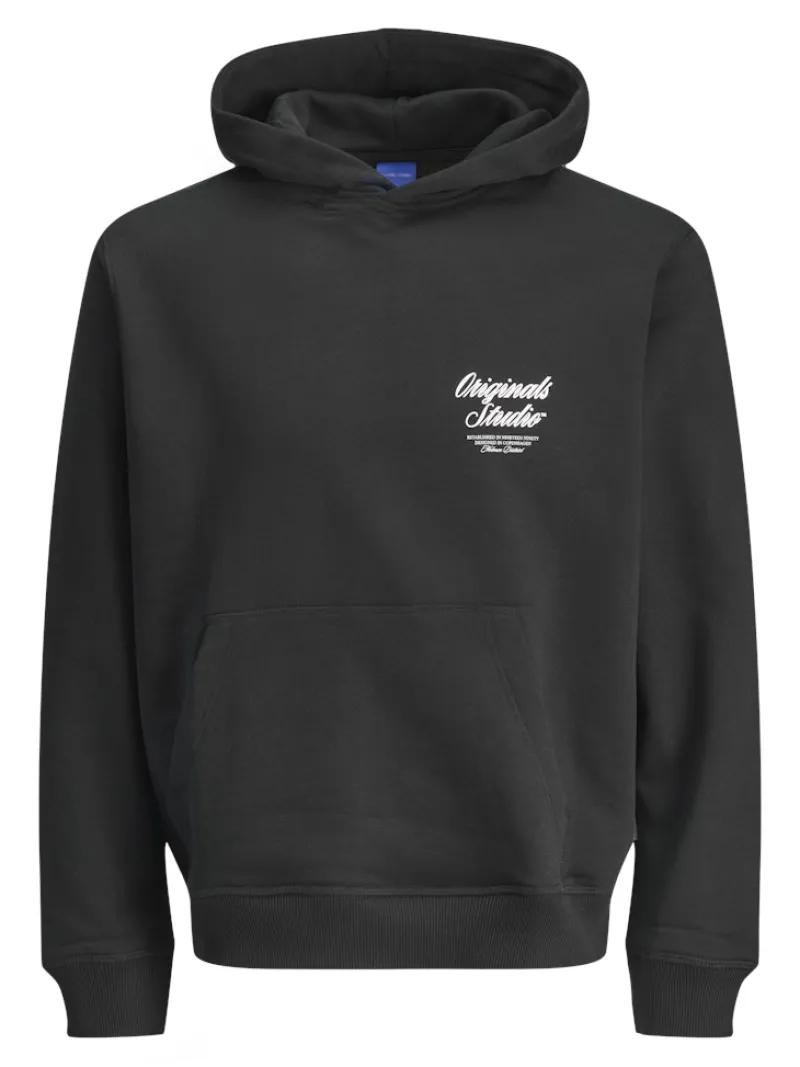 Jack & Jones Pullover & Sweatshirts*JORNORREBRO TYPO BACK SWEAT HOOD SN Black