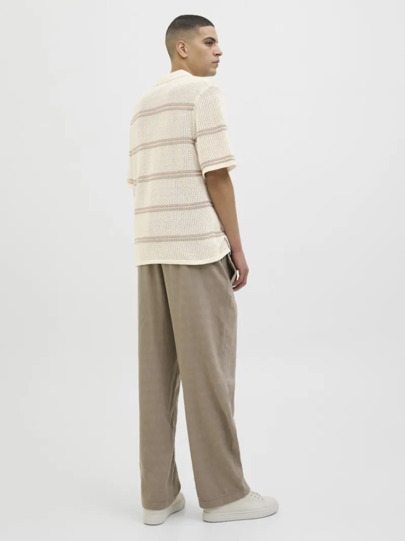 Jack & Jones Shirts*JORSUMMER KNIT SS POLO STYD SS25 sea salt