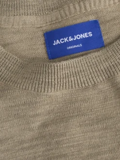Jack & Jones Shirts*JORTAVIRA KNIT TEE Silver Sage