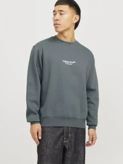 Jack & Jones Pullover & Sweatshirts*JORVESTERBRO SWEAT CREW NECK NOOS Stormy Weather