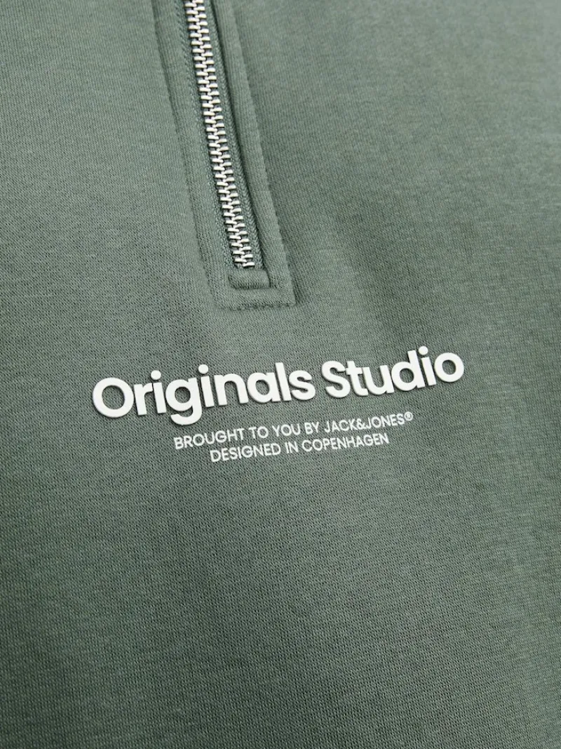 Jack & Jones Pullover & Sweatshirts*JORVESTERBRO SWEAT QUARTER ZIP HN NOOS Laurel Wreath