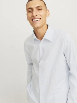 Jack & Jones Hemden*JPRBLABUSHWICK STANLEY SHIRT L/S SN Cashmere Blue