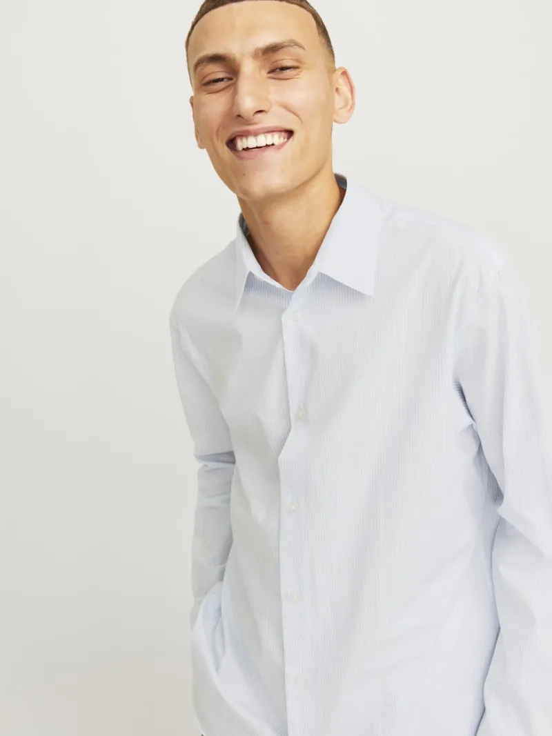 Jack & Jones Hemden*JPRBLABUSHWICK STANLEY SHIRT L/S SN Cashmere Blue