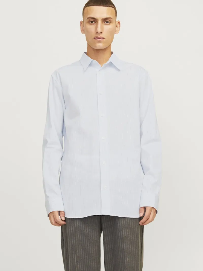 Jack & Jones Hemden*JPRBLABUSHWICK STANLEY SHIRT L/S SN Cashmere Blue