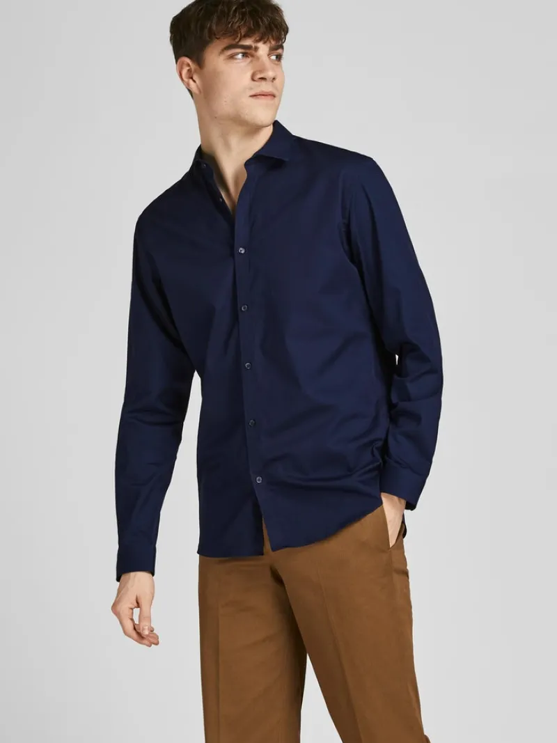 Jack & Jones Hemden*JPRBLACARDIFF SHIRT L/S NOOS Navy Blazer