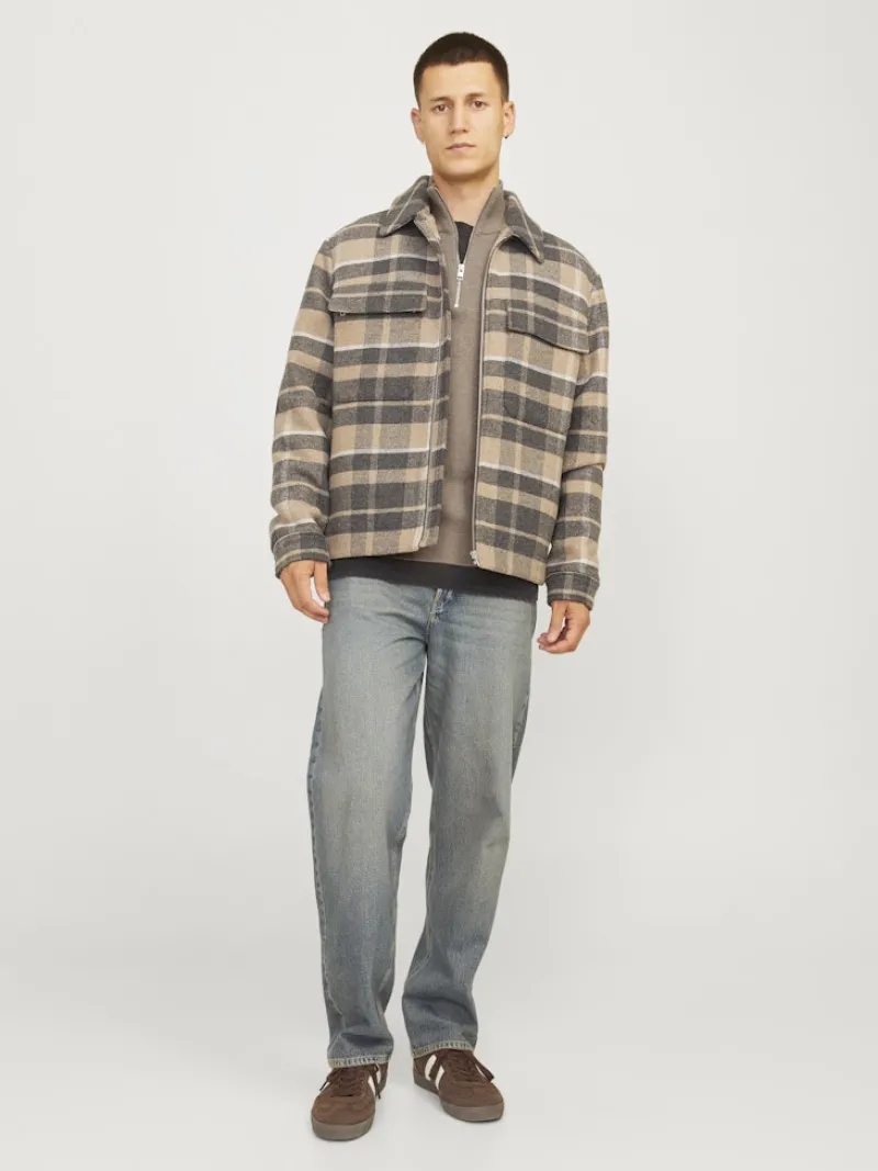 Jack & Jones Pullover & Sweatshirts*JPRBLAMILANO STITCH KNIT HALF ZIP SN greige