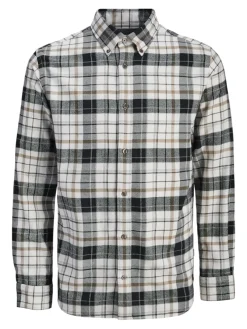 Jack & Jones Hemden*JPRBLUBARKLEY FLANNEL X-MAS L/S SHIRT CH Crocodile