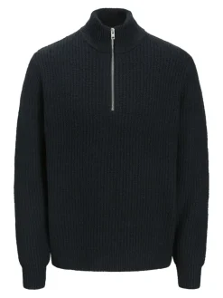 Jack & Jones Pullover & Sweatshirts*JPRWINTER KNIT HALF ZIP STYD AW24 Forest River