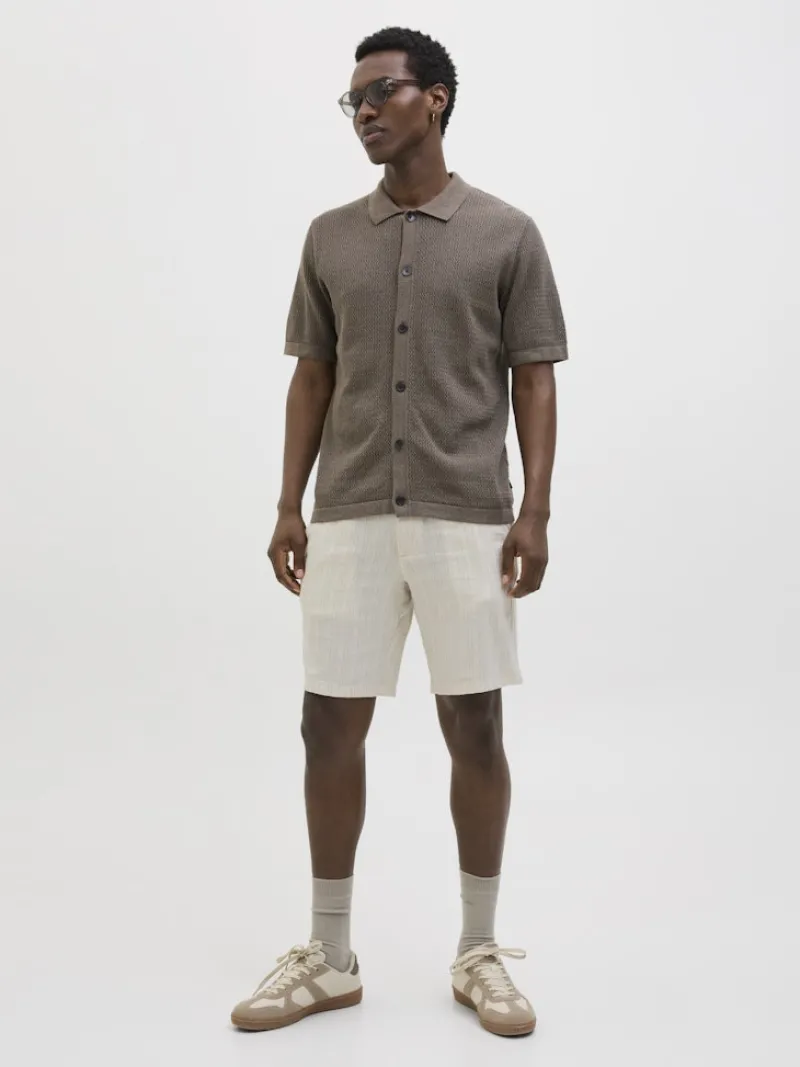 Jack & Jones Shorts*JPSTACE MYKONOS LINEN BLEND SHORTS REG moonbeam