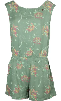 Ragwear Kleider*Jumpsuit 'ZELLA PRINT' Grün