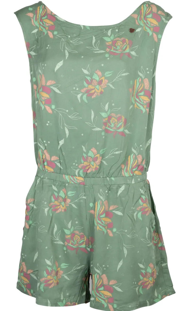 Ragwear Kleider*Jumpsuit 'ZELLA PRINT' Grün