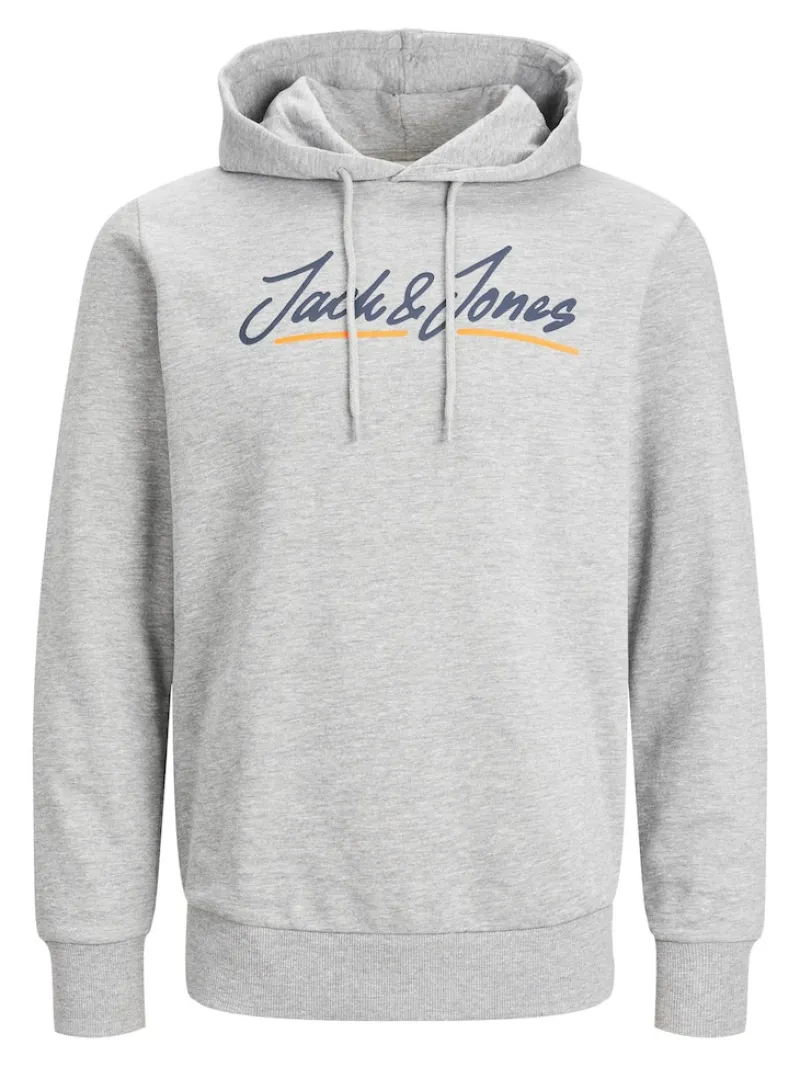 Jack & Jones Pullover & Sweatshirts|Big Boys*JWHTONS UPSCALE SWEAT HOOD Light Grey Melange
