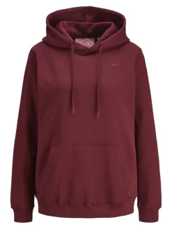 JJXX Pullover & Sweatshirts*JXABBIE RLX LS EVERY HOOD SWT NOOS cabernet