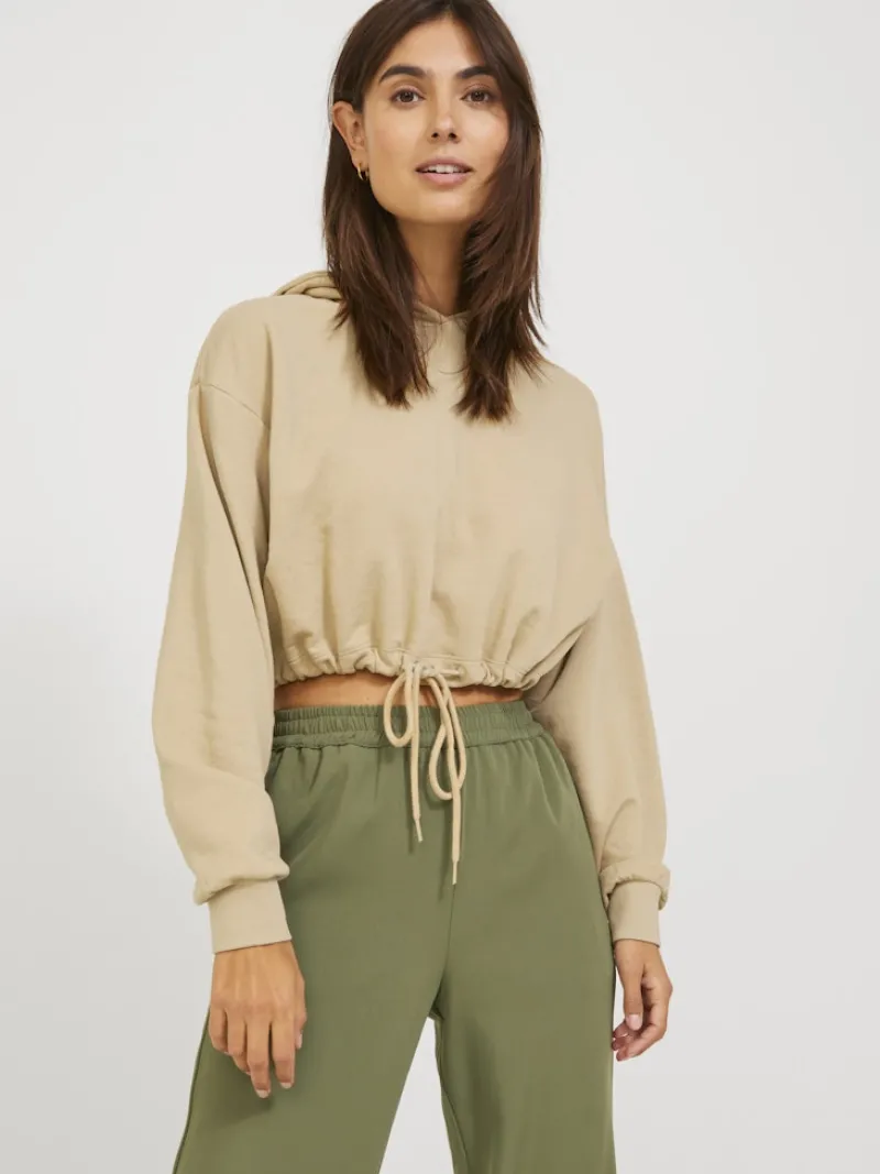 JJXX Pullover & Sweatshirts*JXALFA LOOSE LS EVERY CROP HOOD SWT SN Incense