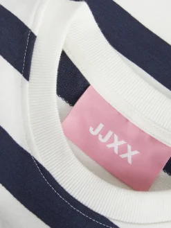 JJXX Pullover & Sweatshirts*JXALFA STRIPE RLX LS CREW SWT LN vanilla ice