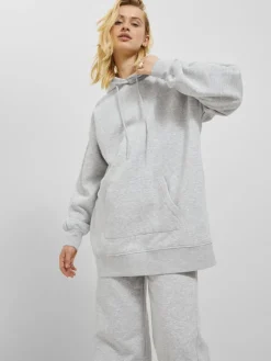 JJXX Pullover & Sweatshirts*JXALLY VOL LS HOOD SWT SN Light Grey Melange
