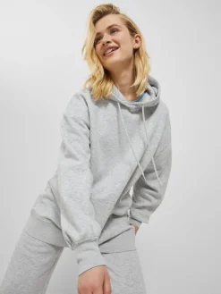 JJXX Pullover & Sweatshirts*JXALLY VOL LS HOOD SWT SN Light Grey Melange