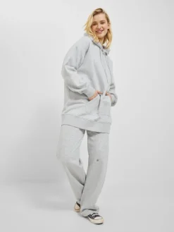 JJXX Pullover & Sweatshirts*JXALLY VOL LS HOOD SWT SN Light Grey Melange