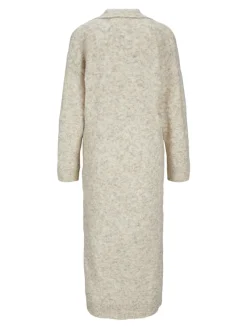 JJXX Kleider*JXARIELLA POLO NECK DRESS KNIT Cloud Dancer