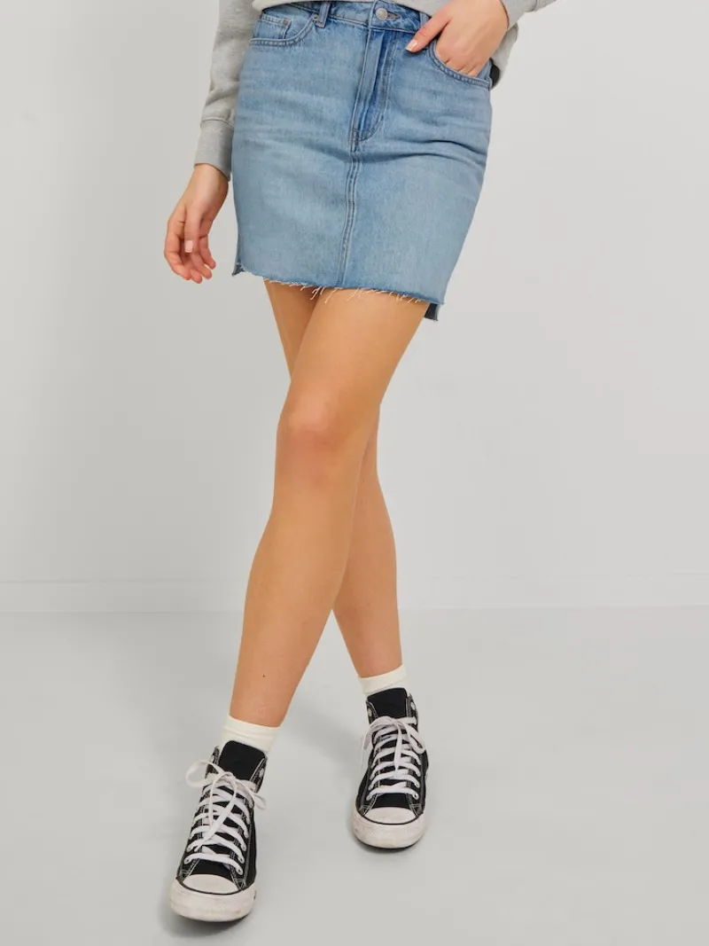 JJXX Röcke*JXAURA RH SKIRT RA SN Light Blue Denim