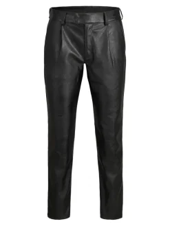 JJXX Hosen*JXCATIE FAUX LEATHER PANTS NOOS Black