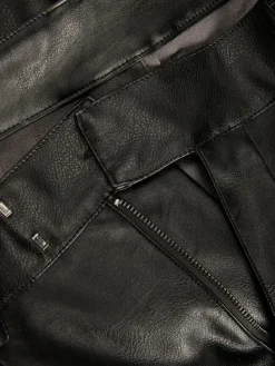 JJXX Hosen*JXCATIE FAUX LEATHER PANTS NOOS Black