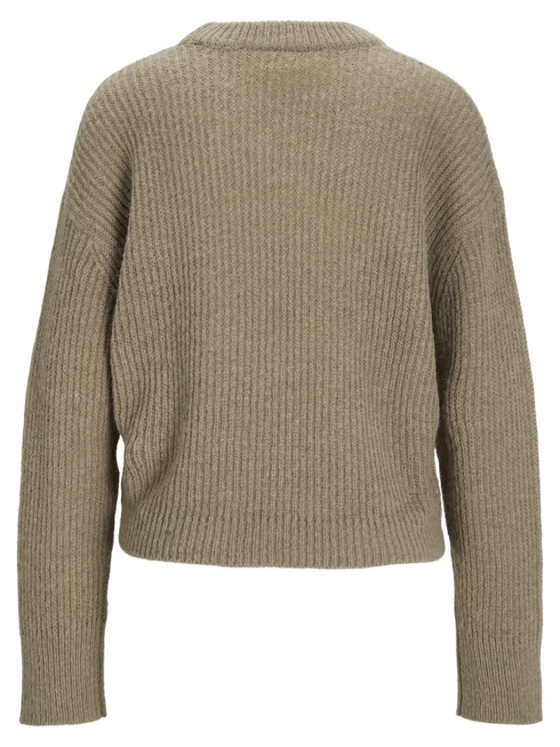 JJXX Pullover & Sweatshirts*JXEMBER FLUFFY CREW NECK KNIT Brindle