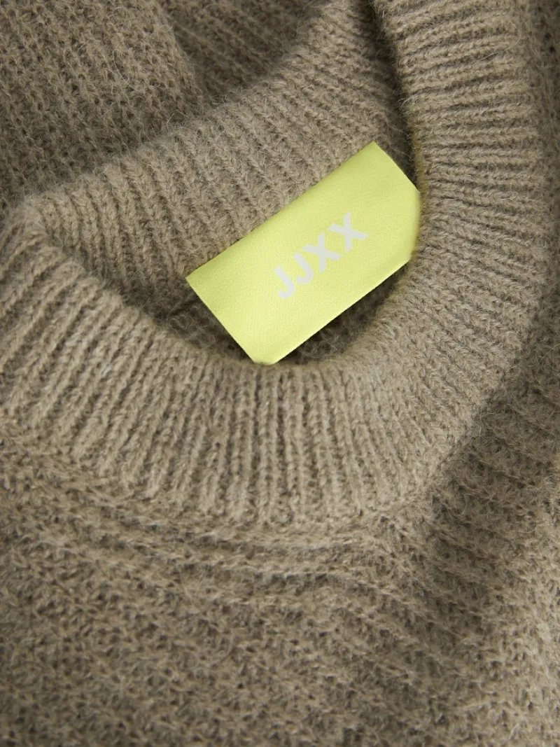 JJXX Pullover & Sweatshirts*JXEMBER FLUFFY CREW NECK KNIT Brindle
