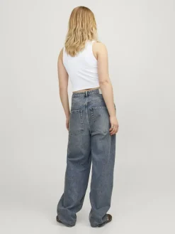 JJXX Shirts*JXFALLON STR SL RIB TOP JRS NOOS Bright White